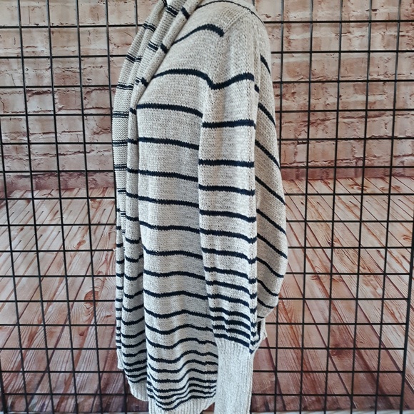 NWT BCBGMaxazria Jane Striped Cardigan Sweater - Picture 5 of 8